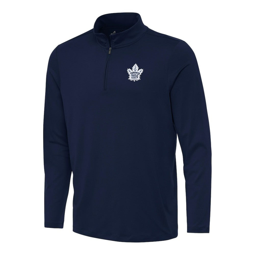 Toronto Maple Leafs Antigua Reprocess Quarter-Zip Top - Navy | NHL on sale