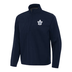 Toronto Maple Leafs Antigua Brisk Quarter-Zip Windbreaker - Navy | NHL Clearance