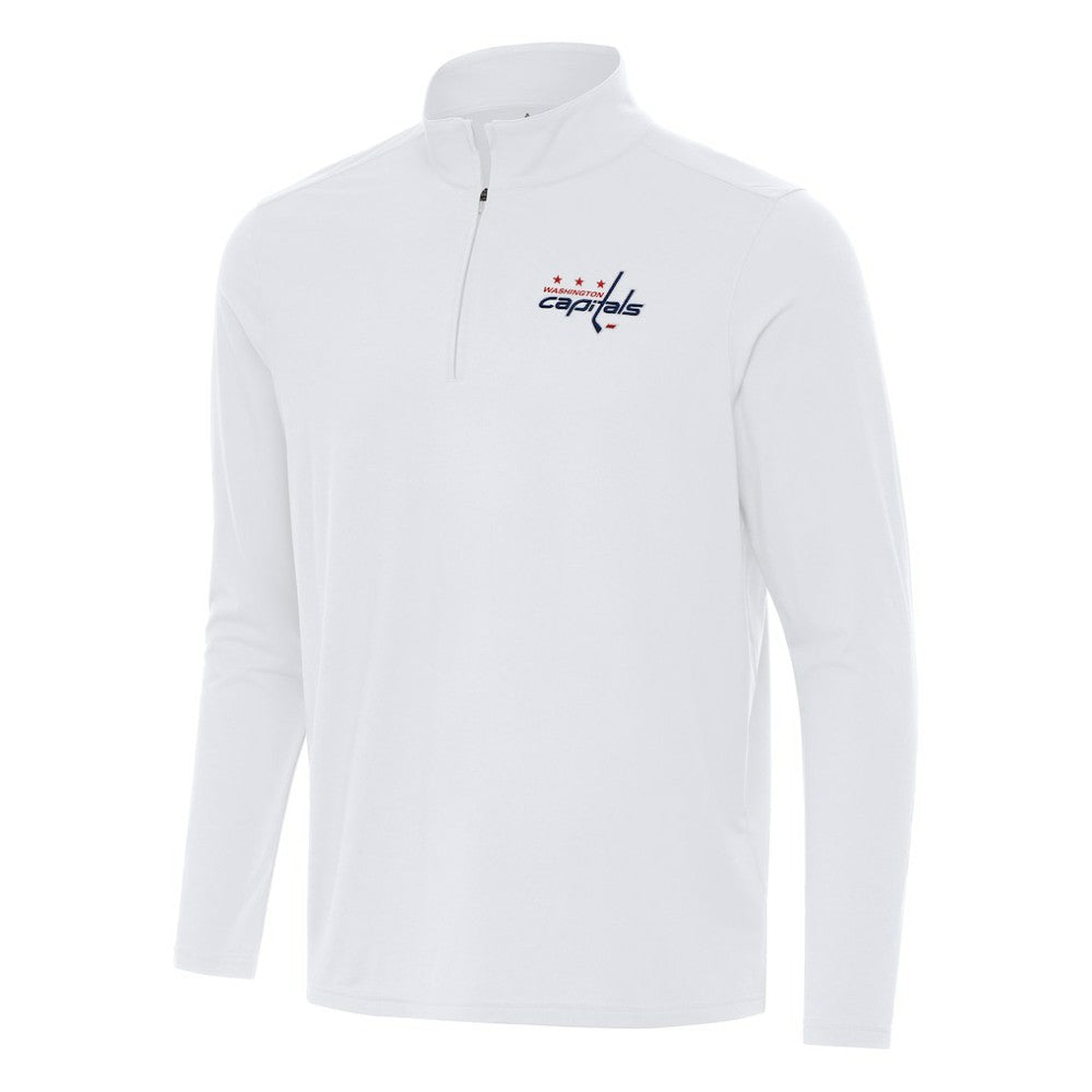 Washington Capitals Antigua Intent Quarter-Zip Top - White | NHL on sale
