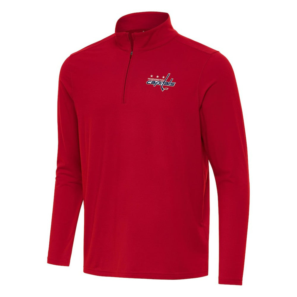 Washington Capitals Antigua Intent Quarter-Zip Top - Red | NHL Clearance