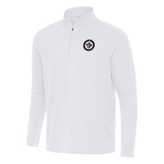 Winnipeg Jets Antigua Intent Quarter-Zip Top - White | NHL online