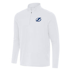 Tampa Bay Lightning Antigua Intent Quarter-Zip Top - White | NHL discount