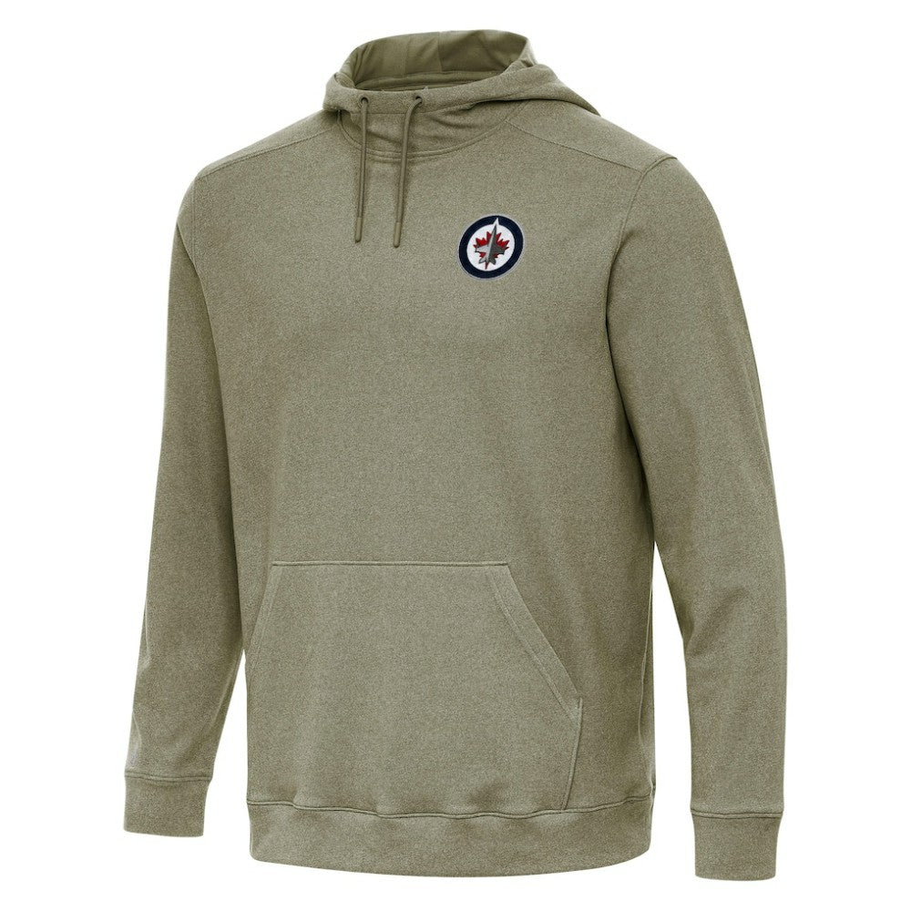 Winnipeg Jets Antigua Cloud Pullover Hoodie - Olive | NHL on sale