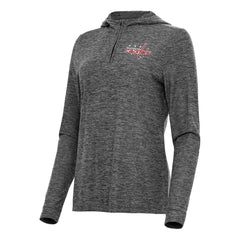 Washington Capitals Antigua Women's Daybreak Quarter-Zip Hoodie - Heather Black | NHL discount