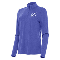 Tampa Bay Lightning Antigua Women's Bright Quarter-Zip Top - Heather Royal | NHL near me