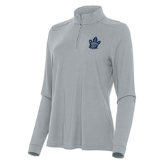 Toronto Maple Leafs Antigua Women's Intent Quarter-Zip Top - Gray | NHL discount