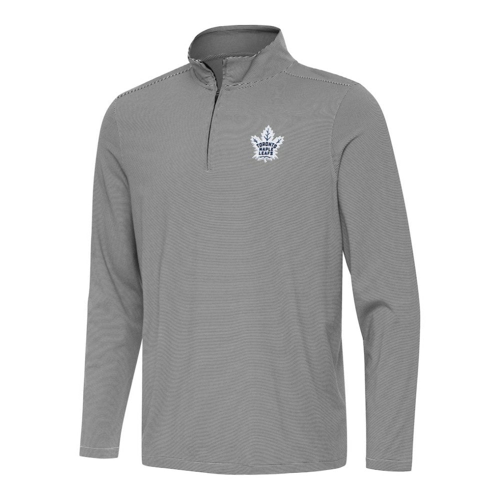 Toronto Maple Leafs Antigua Twine Quarter-Zip Top - Black | NHL sale
