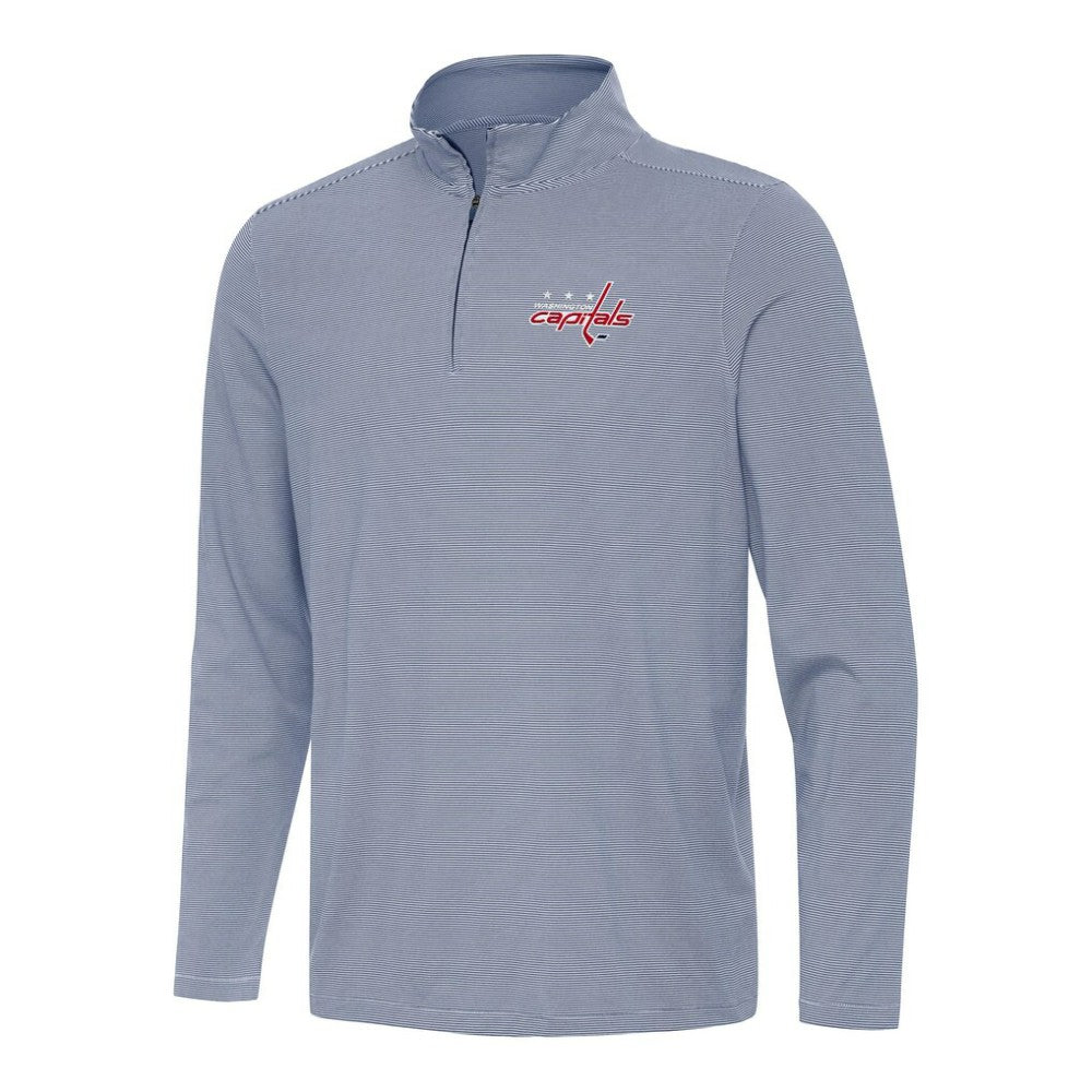 Washington Capitals Antigua Twine Quarter-Zip Top - Navy | NHL discount