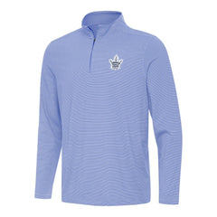 Toronto Maple Leafs Antigua Twine Quarter-Zip Top - Royal | NHL Lifestyle