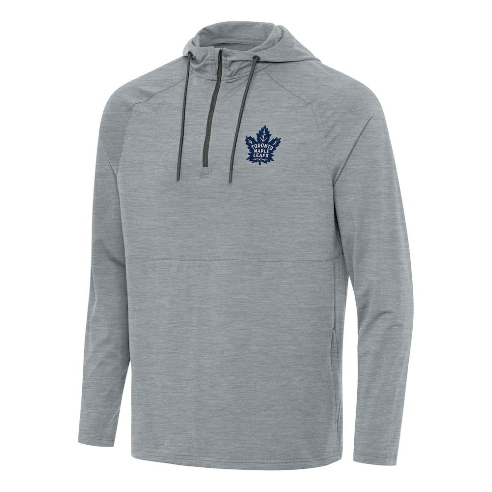 Toronto Maple Leafs Antigua Spikes Quarter-Zip Hoodie - Heather Gray | NHL discount
