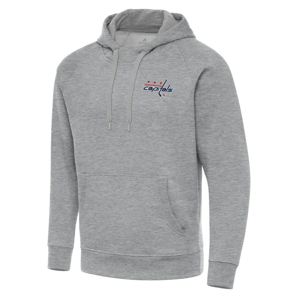 Washington Capitals Antigua Big & Tall Victory Pullover Hoodie - Heather Gray | NHL Clearance