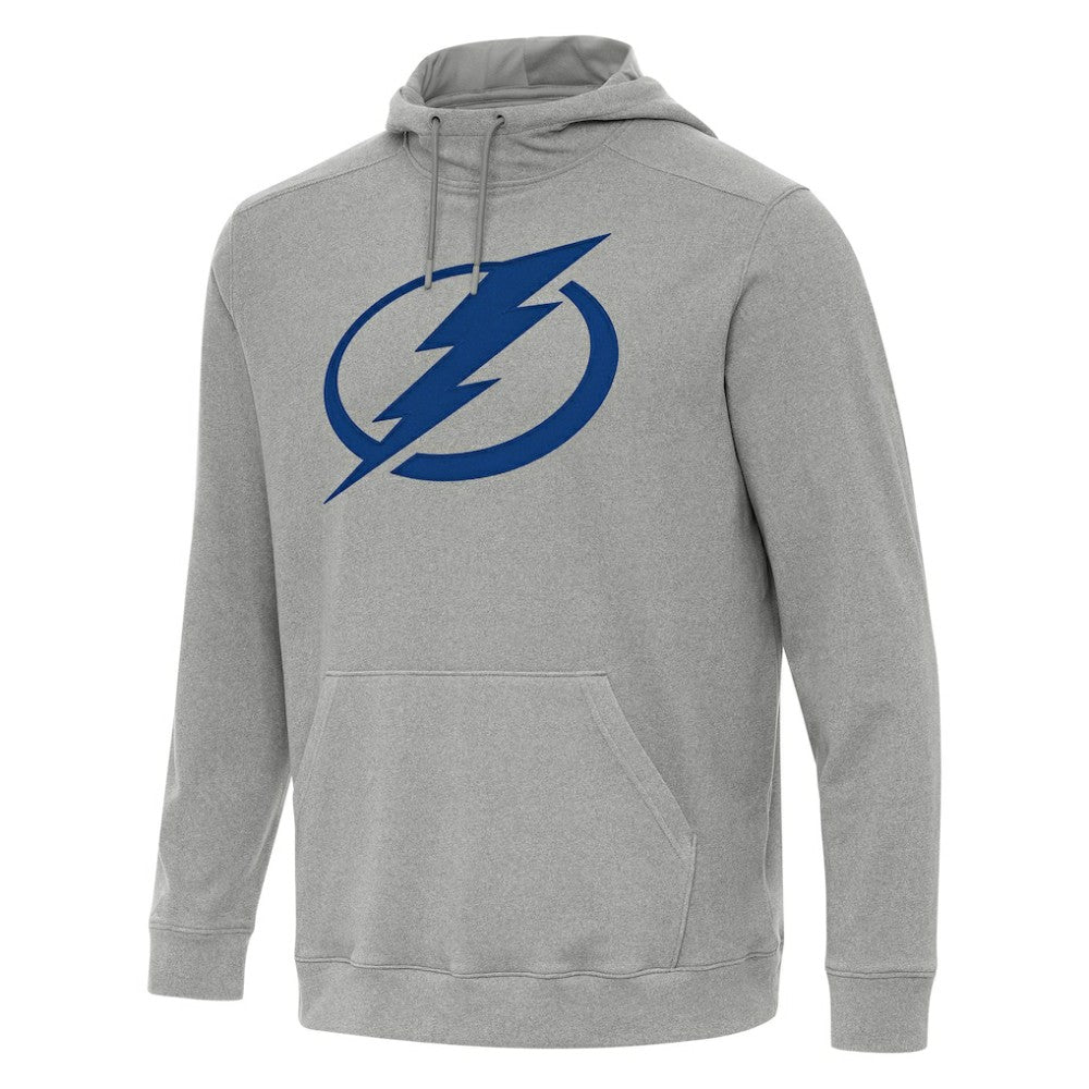 Tampa Bay Lightning Antigua Cloud Pullover Hoodie - Heather Gray | NHL Clearance
