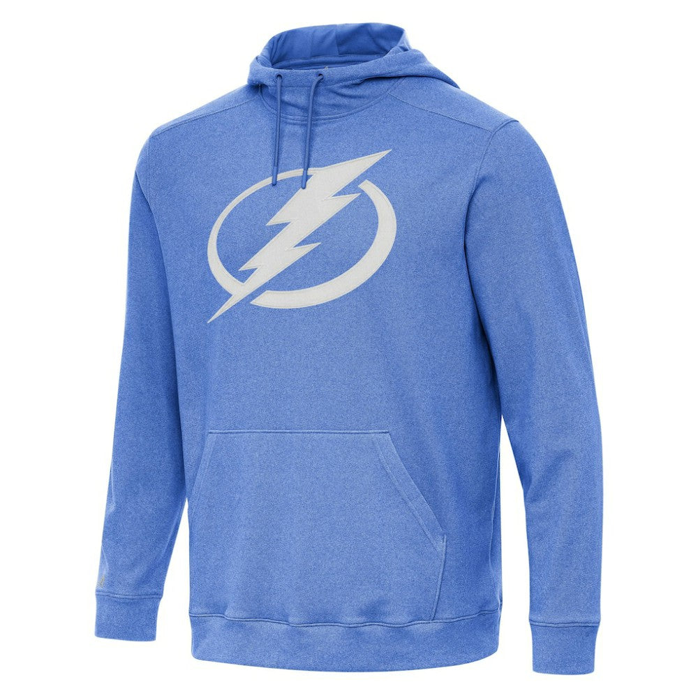 Tampa Bay Lightning Antigua Cloud Pullover Hoodie - Heather Royal | NHL Clearance