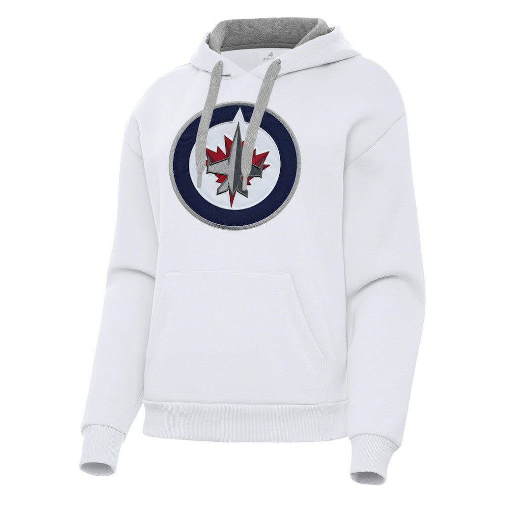 Winnipeg Jets Antigua Women's Victory Pullover Hoodie - White | NHL sale