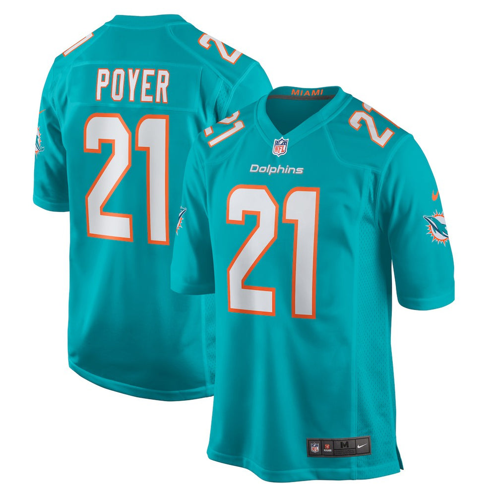 Jordan Poyer Miami Dolphins Game Jersey - Aqua - Nike