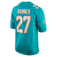 Ethan Bonner Miami Dolphins Game Jersey - Aqua - Nike