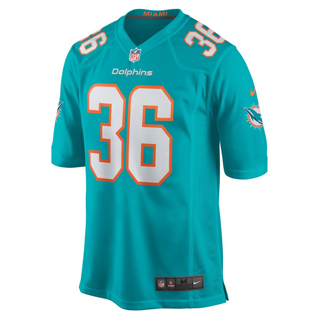 Storm Duck Miami Dolphins Game Jersey - Aqua - Nike