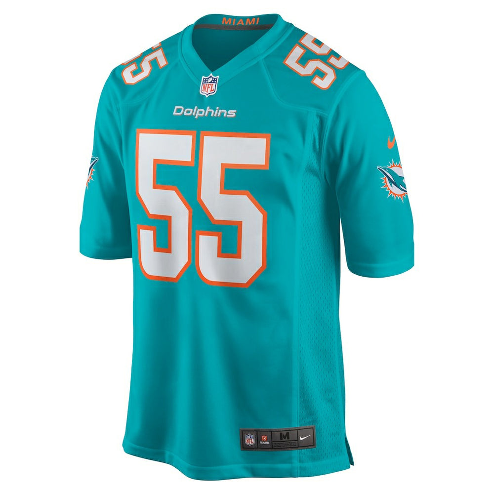 Aaron Brewer Miami Dolphins Game Jersey - Aqua - Nike