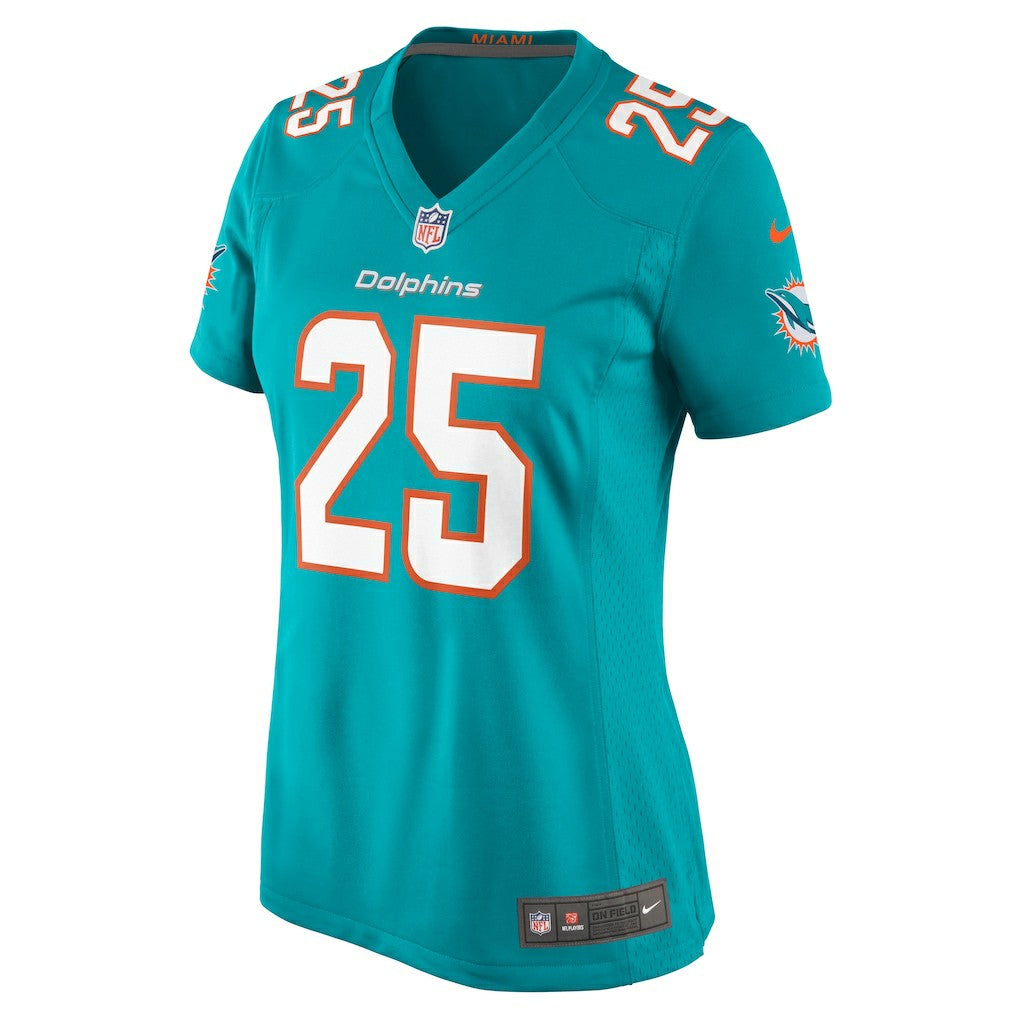 Jaylen Wright Miami Dolphins Women's Game Jersey - Aqua - Nike