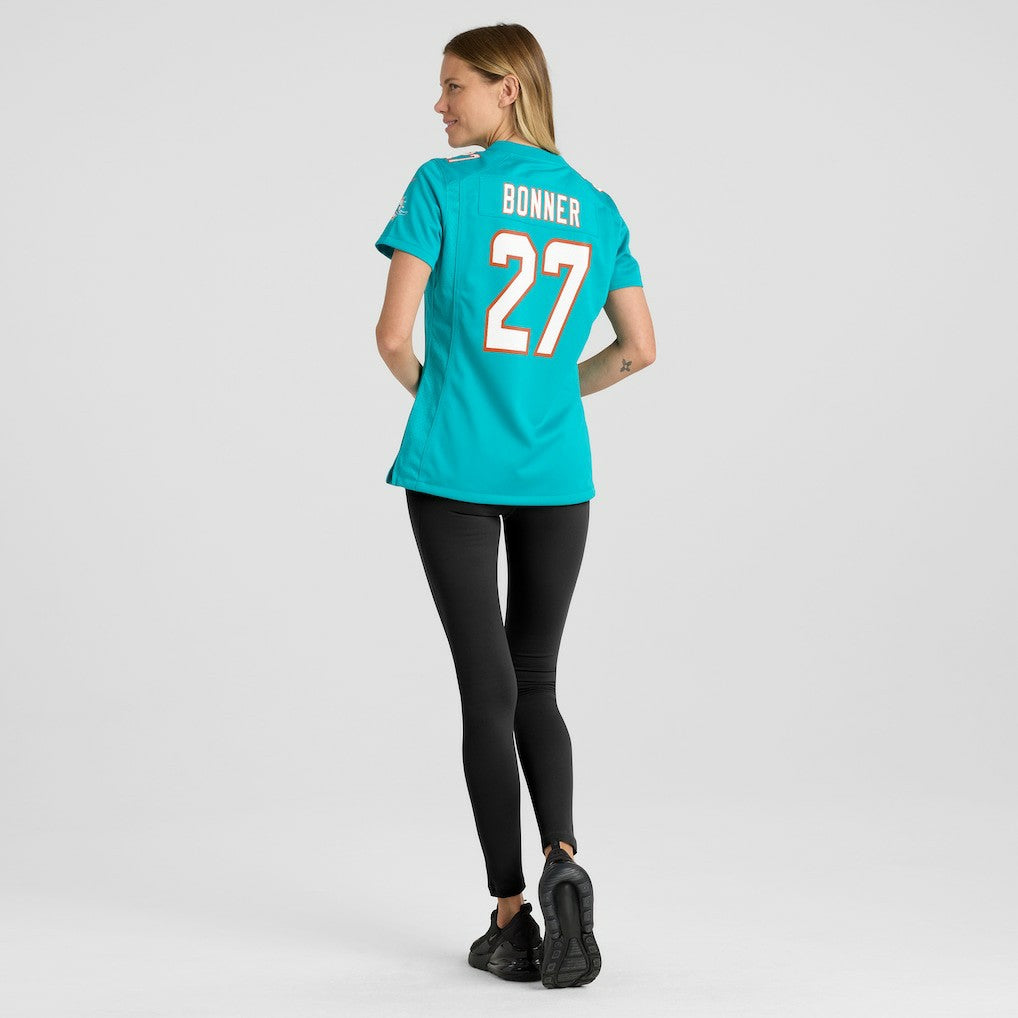 Ethan Bonner Miami Dolphins Women's Game Jersey - Aqua - Nike
