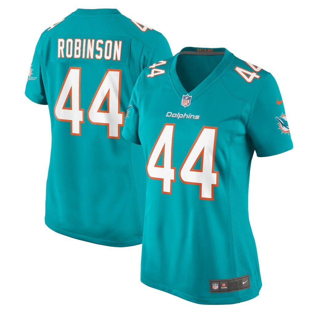 Chop Robinson Miami Dolphins Women's Game Jersey - Aqua - Nike
