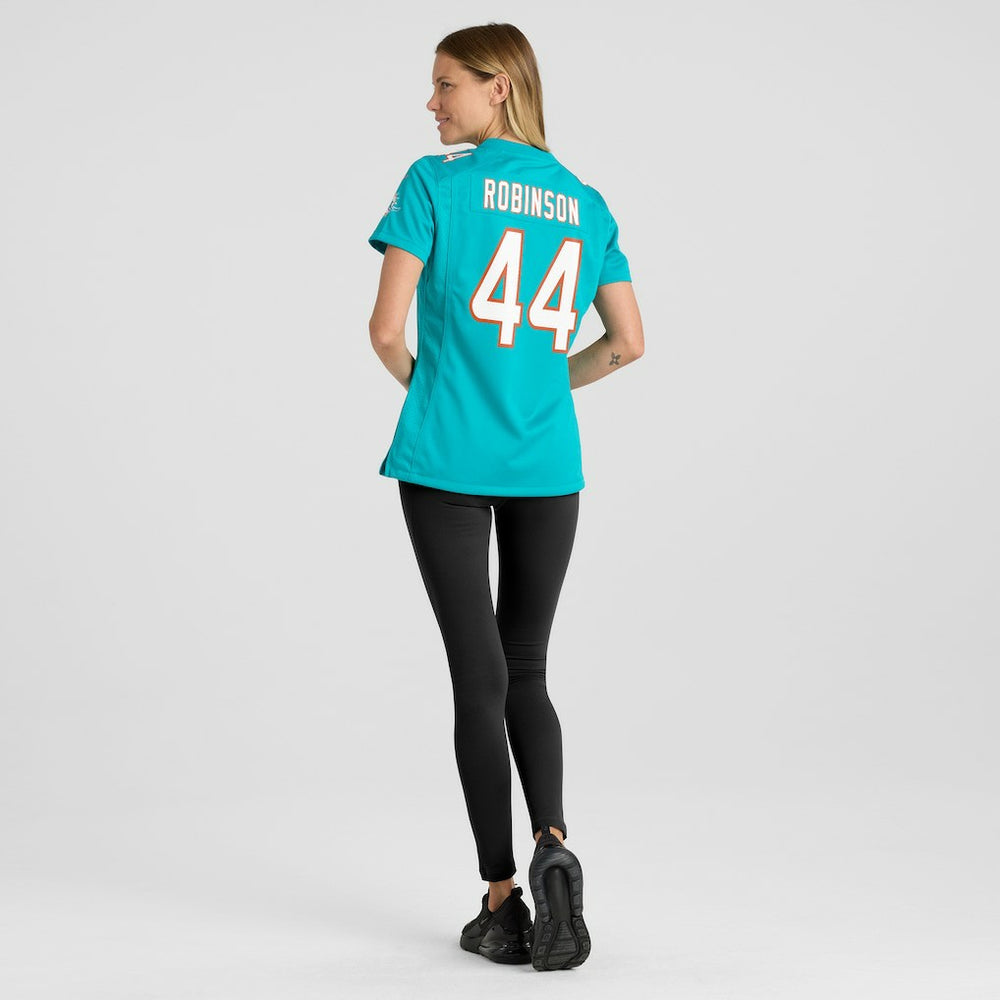 Chop Robinson Miami Dolphins Women's Game Jersey - Aqua - Nike
