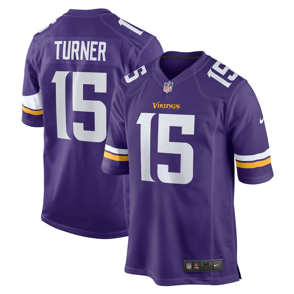 Dallas Turner Minnesota Vikings Game Jersey - Purple - Nike