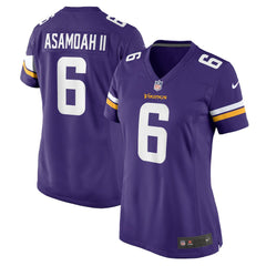 Brian Asamoah II Minnesota Vikings Women's Game Jersey - Purple - Nike