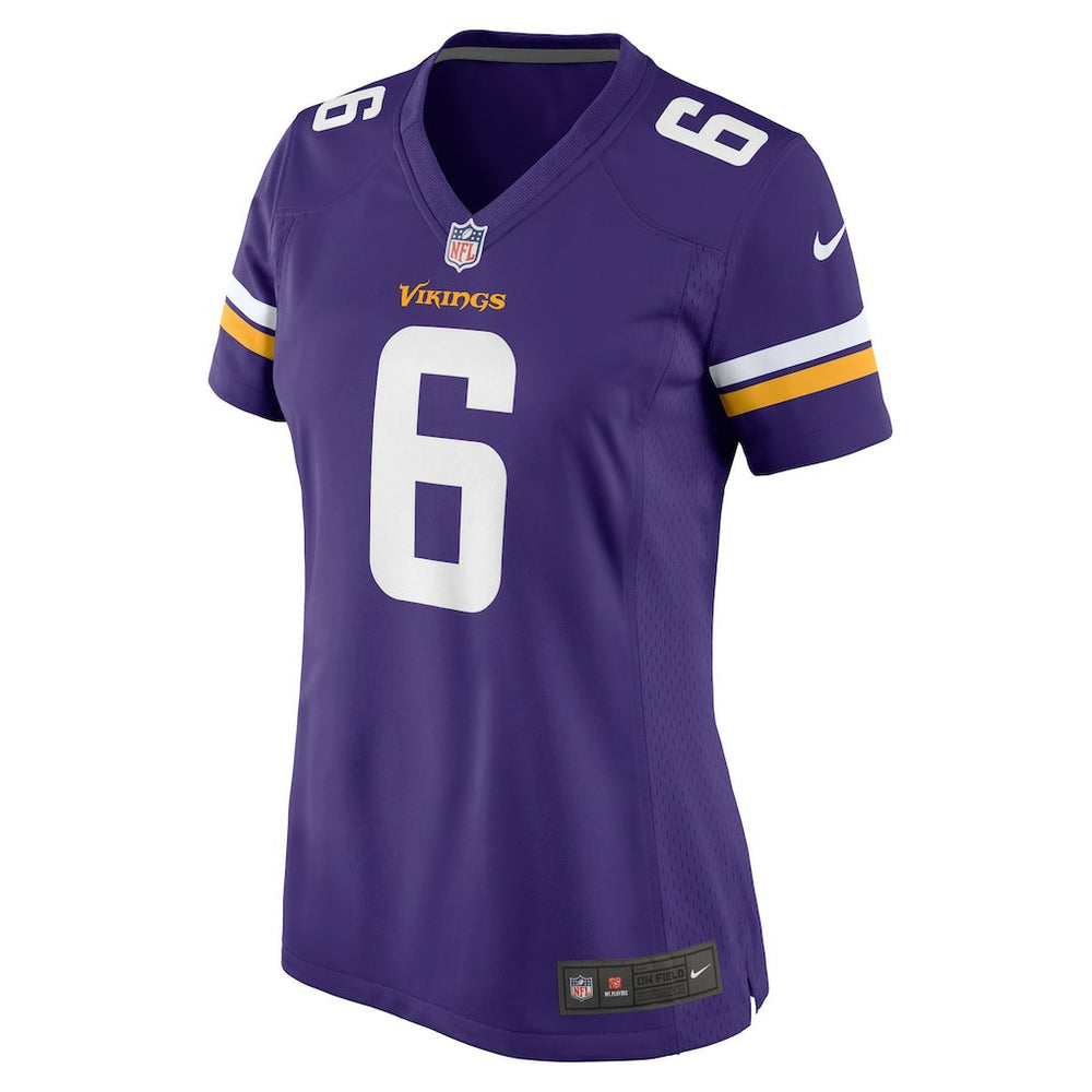 Brian Asamoah II Minnesota Vikings Women's Game Jersey - Purple - Nike