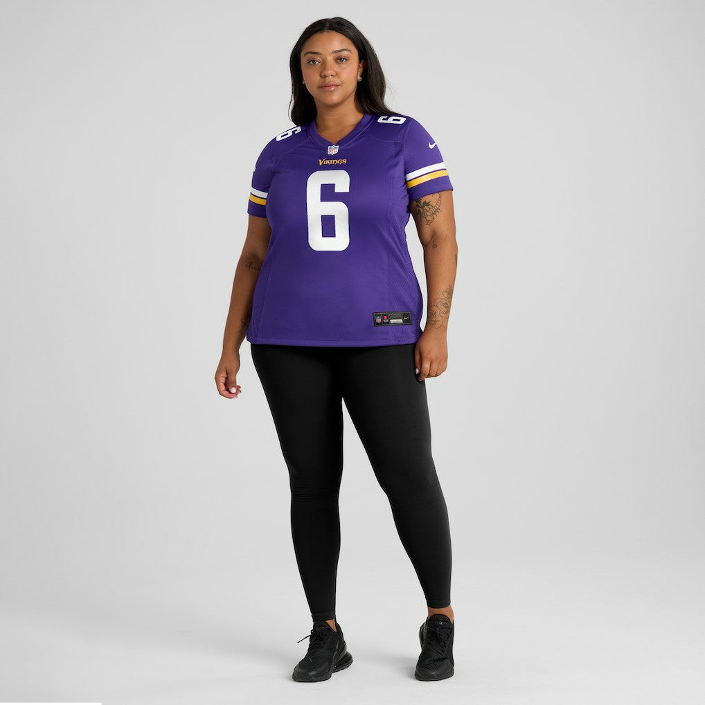 Brian Asamoah II Minnesota Vikings Women's Game Jersey - Purple - Nike