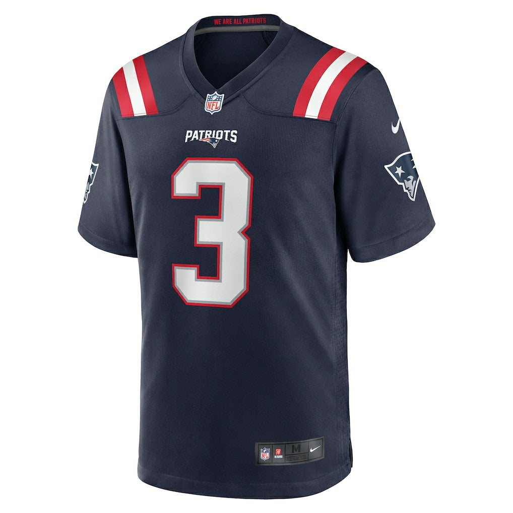 Demario Douglas New England Patriots Game Jersey - Navy - Nike