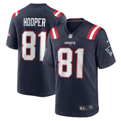 Austin Hooper New England Patriots Game Jersey - Navy - Nike