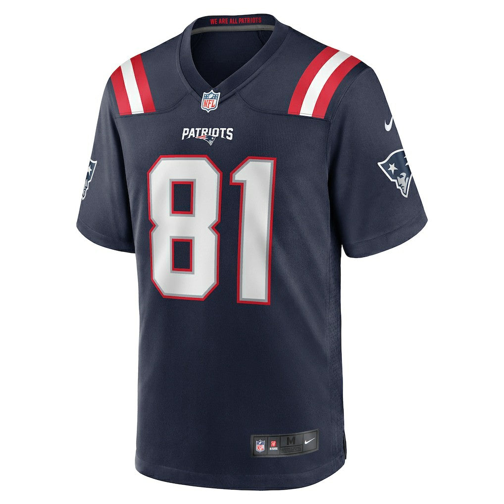 Austin Hooper New England Patriots Game Jersey - Navy - Nike