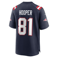 Austin Hooper New England Patriots Game Jersey - Navy - Nike