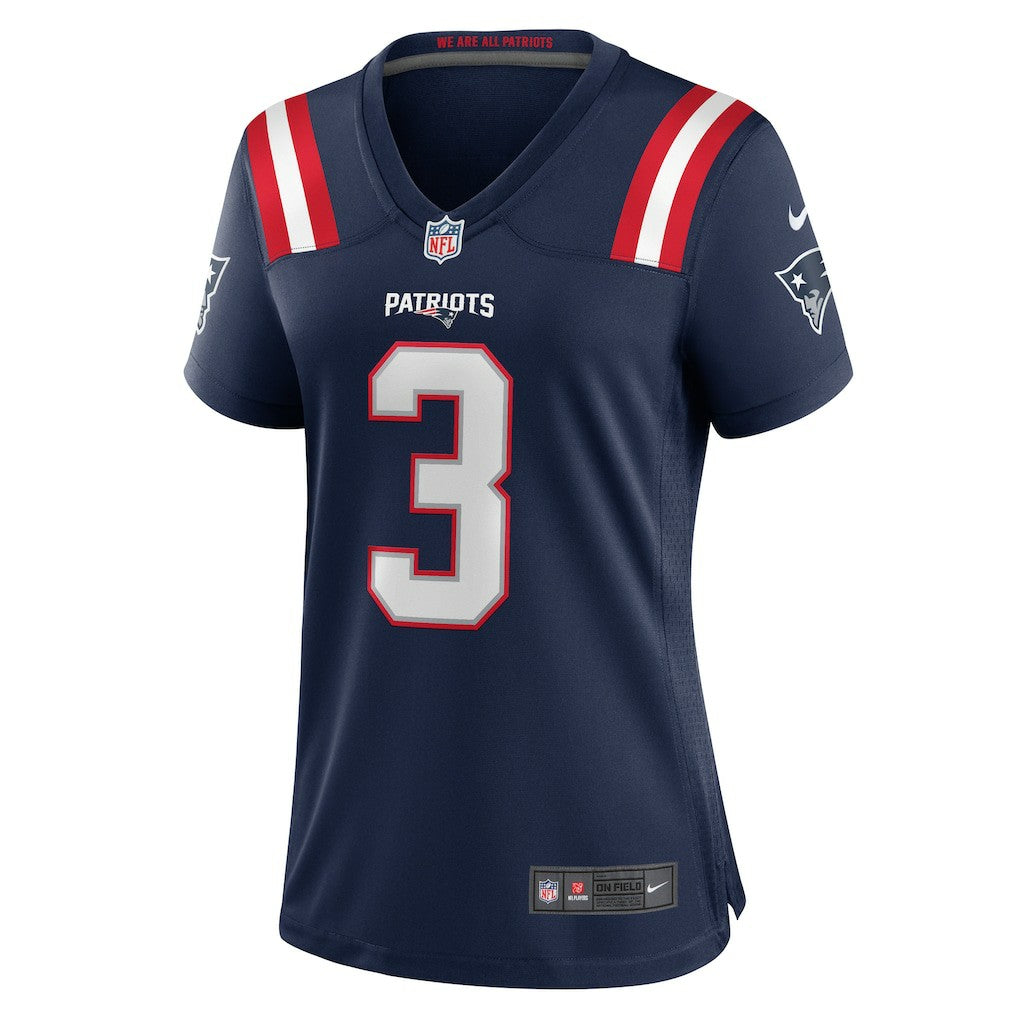 Demario Douglas New England Patriots Women's Game Jersey - Navy - Nike