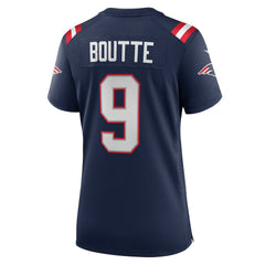 Kayshon Boutte New England Patriots Women's Game Jersey - Navy - Nike