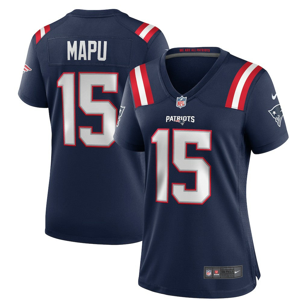 Marte Mapu New England Patriots Women's Game Jersey - Navy - Nike
