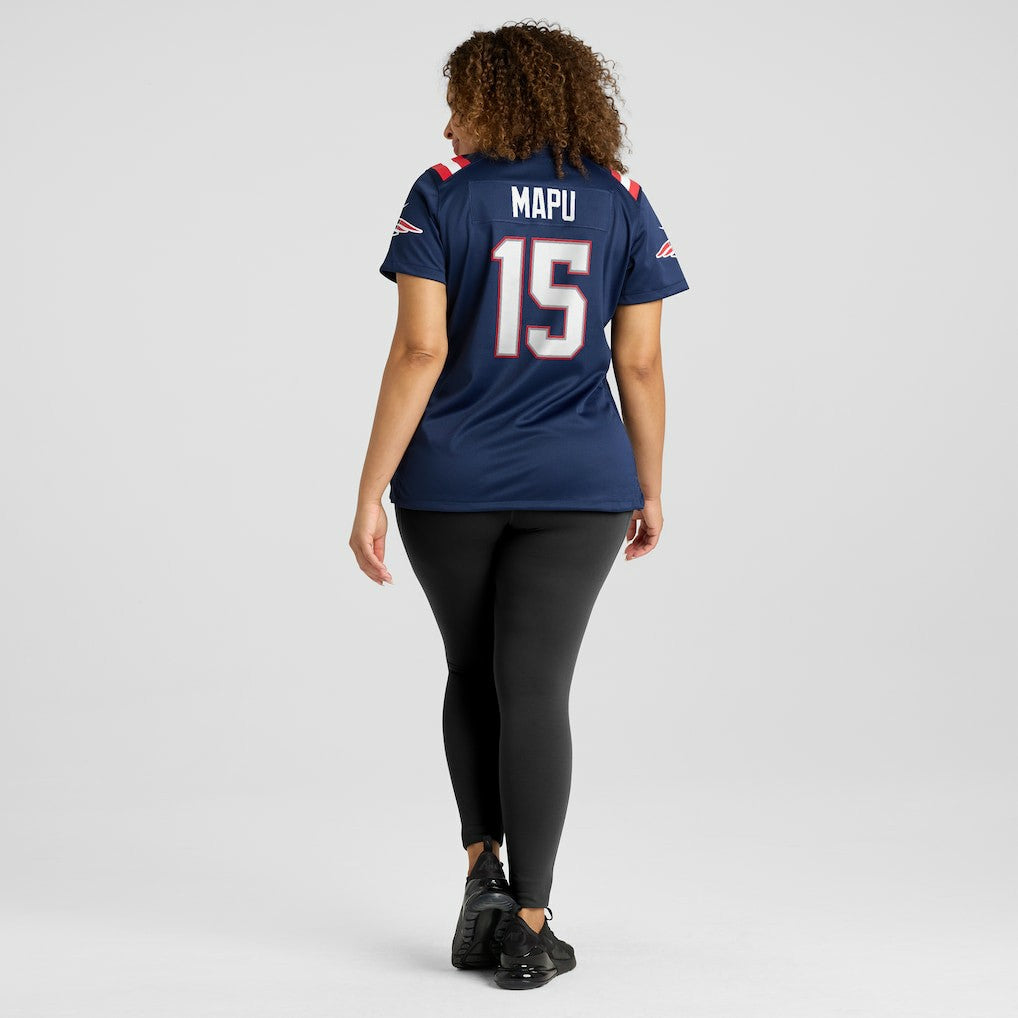 Marte Mapu New England Patriots Women's Game Jersey - Navy - Nike