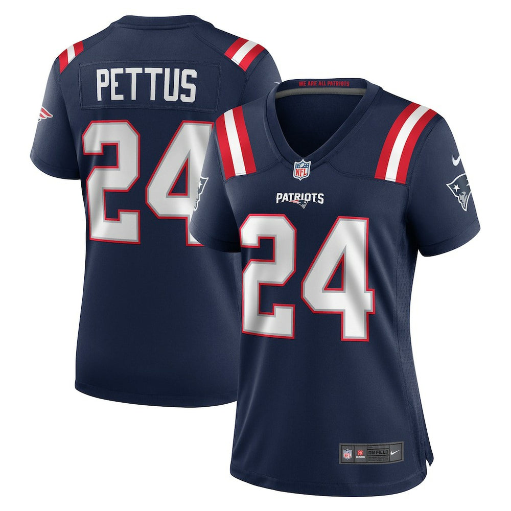 Dell Pettus New England Patriots Women's Game Jersey - Navy - Nike