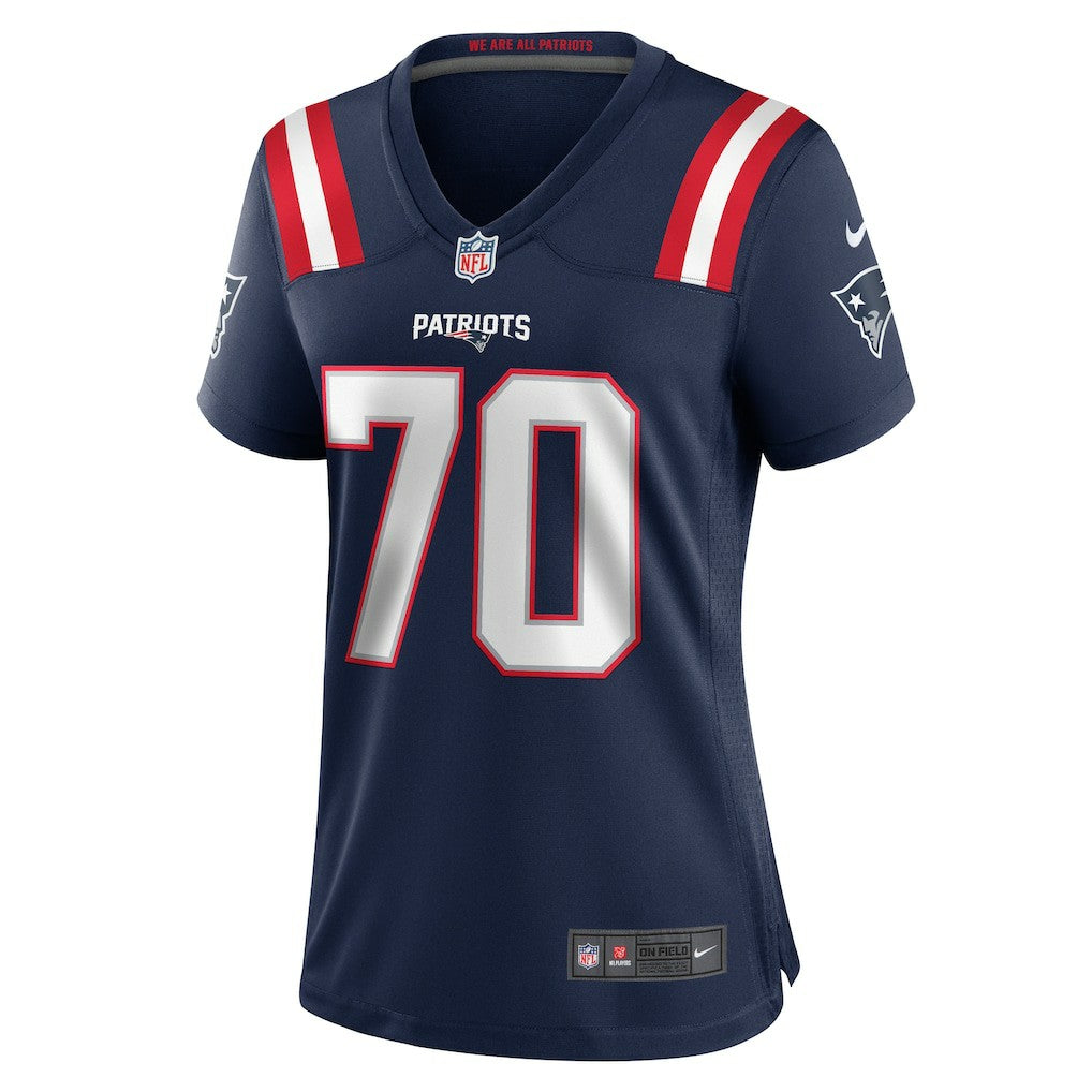 Caedan Wallace New England Patriots Women's Game Jersey - Navy - Nike