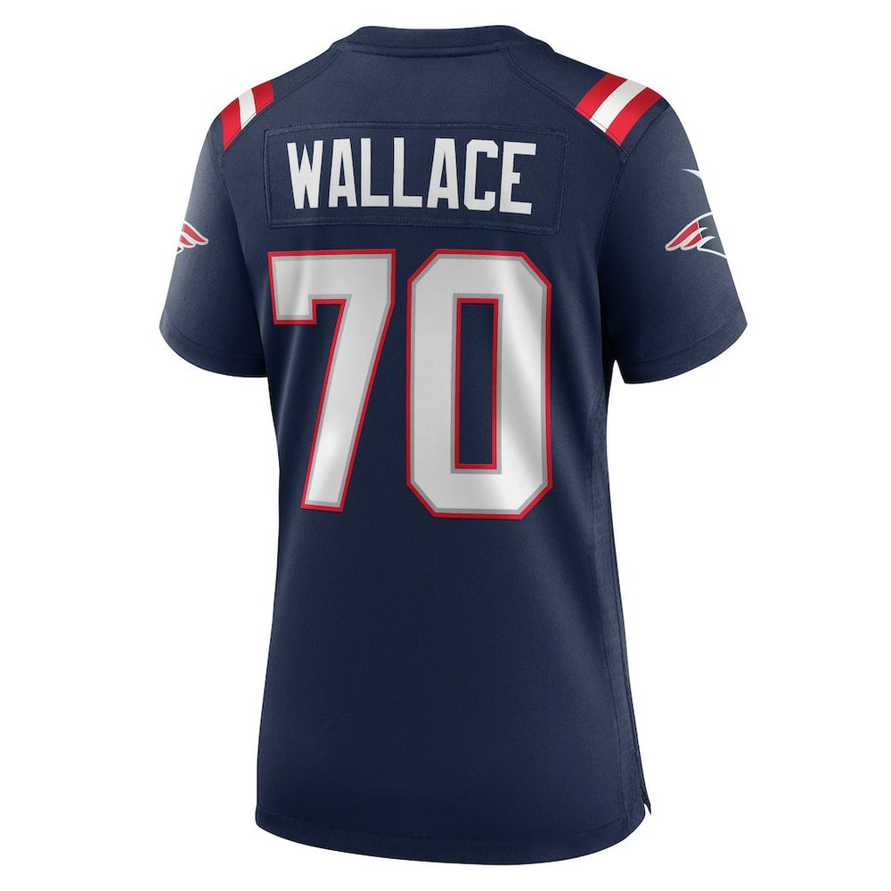 Caedan Wallace New England Patriots Women's Game Jersey - Navy - Nike