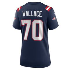 Caedan Wallace New England Patriots Women's Game Jersey - Navy - Nike