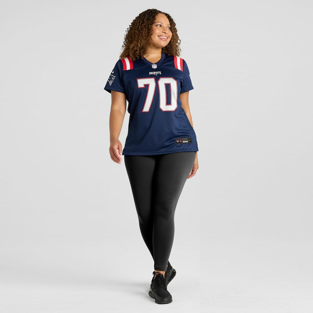 Caedan Wallace New England Patriots Women's Game Jersey - Navy - Nike