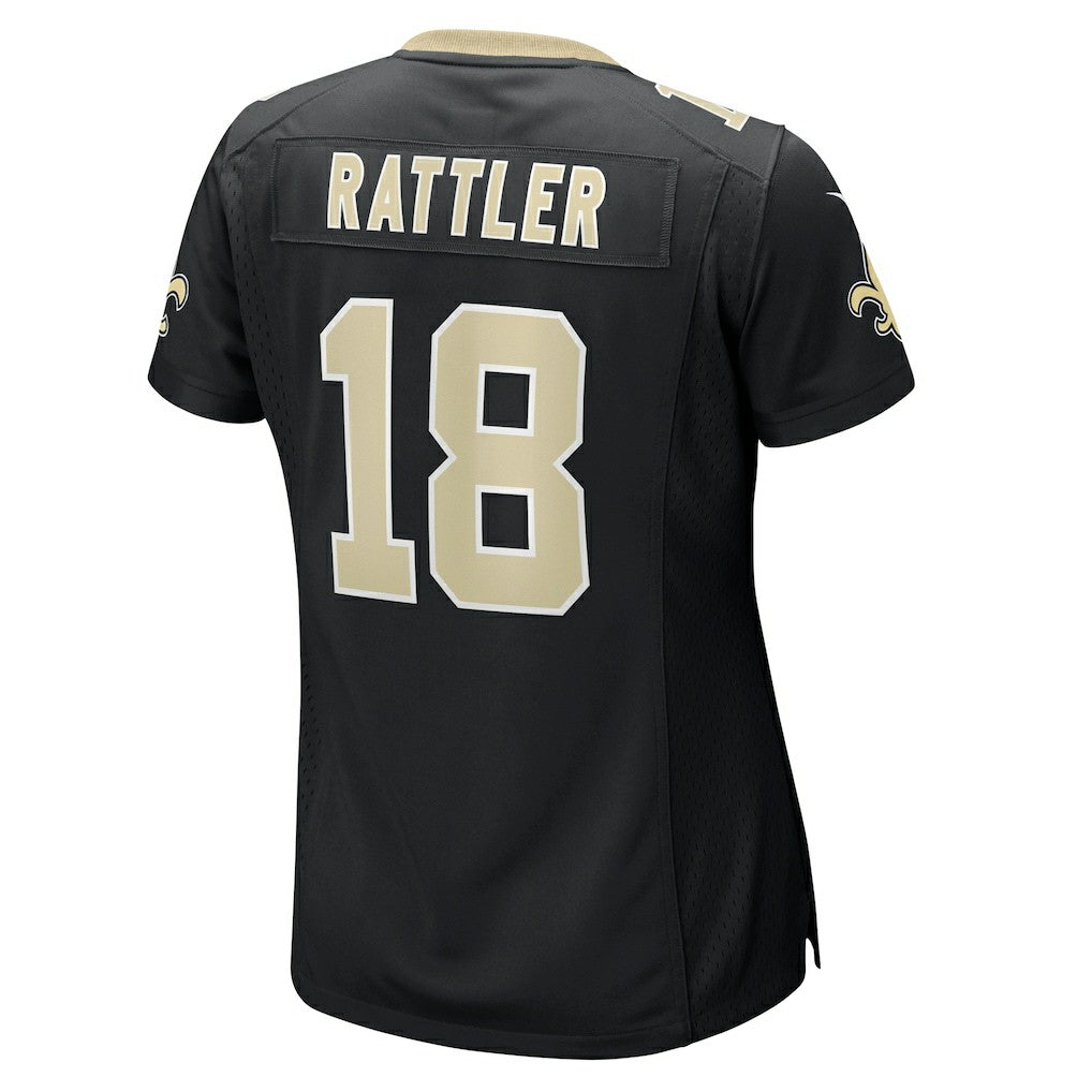 Spencer Rattler New Orleans Saints Women's Game Jersey - Black - Nike