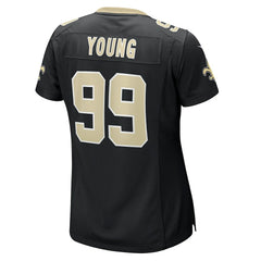 Chase Young New Orleans Saints Women's Game Jersey - Black - Nike