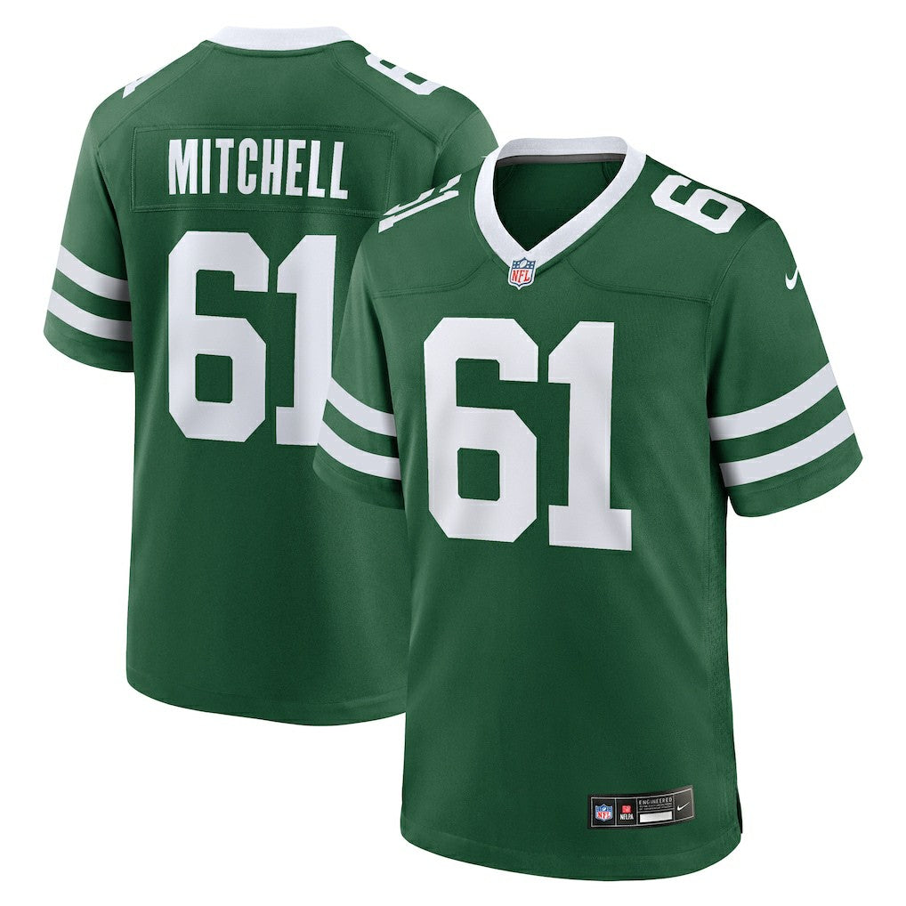 Max Mitchell New York Jets Team Game Jersey - Legacy Green - Nike