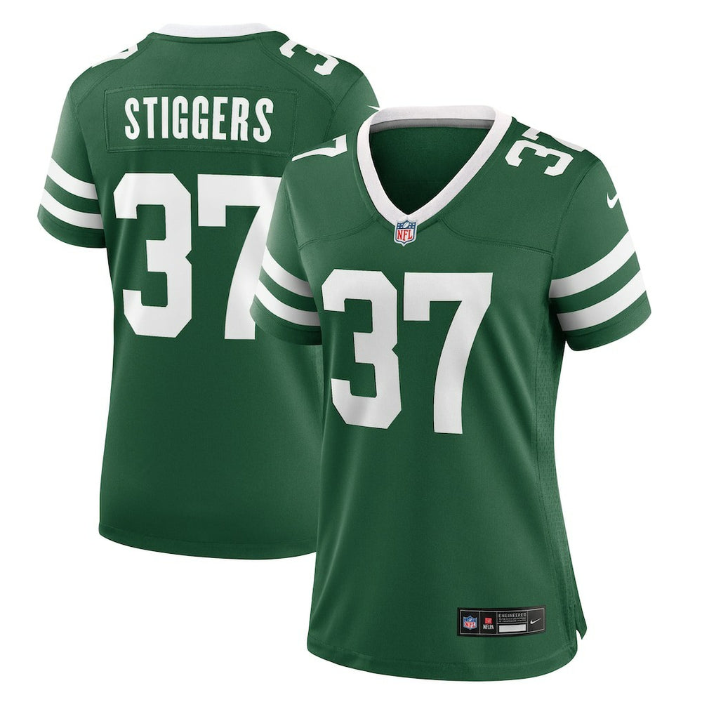 Qwan'tez Stiggers New York Jets Women's Game Jersey - Legacy Green - Nike
