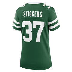 Qwan'tez Stiggers New York Jets Women's Game Jersey - Legacy Green - Nike