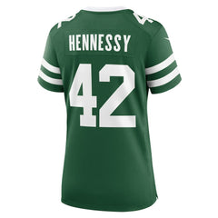 Thomas Hennessy New York Jets Women's Game Jersey - Legacy Green - Nike