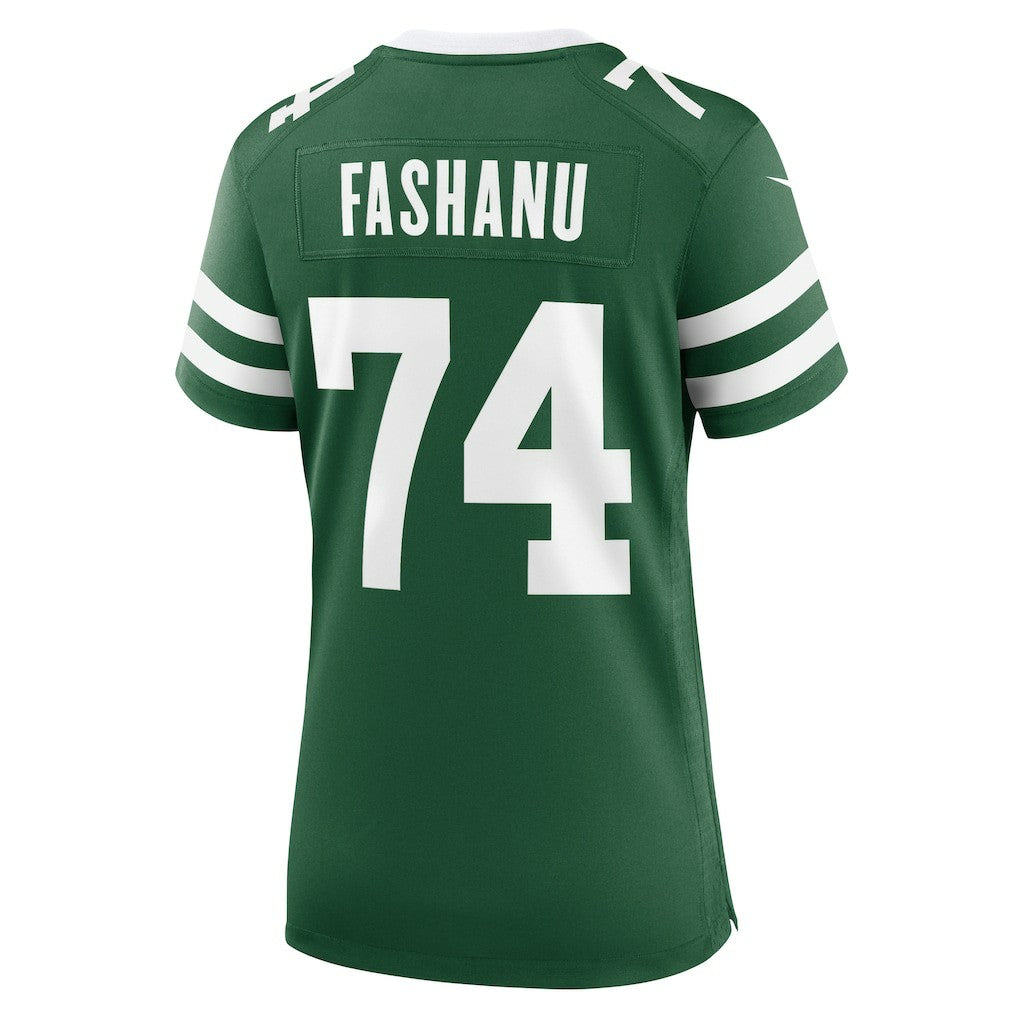 Olu Fashanu New York Jets Women's Game Jersey - Legacy Green - Nike